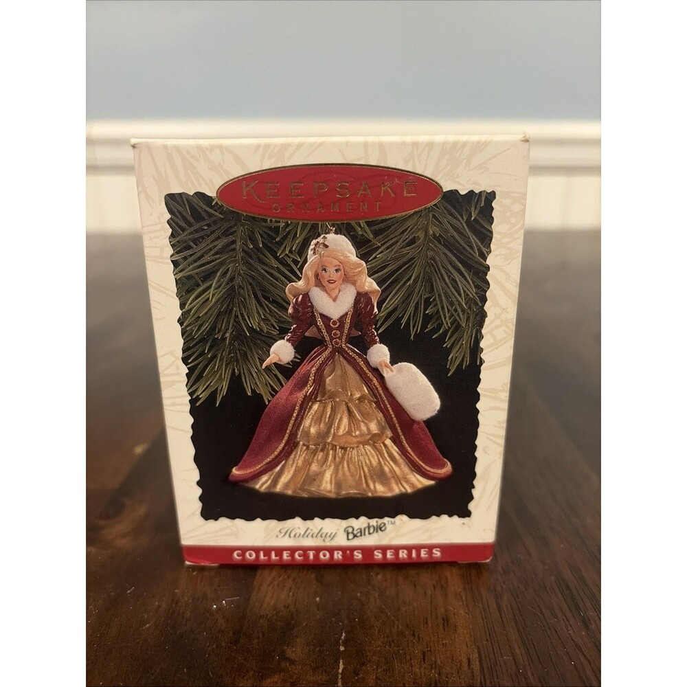 Vintage 1996 Hallmark Holiday Barbie Ornament – Keepsake Collector Series